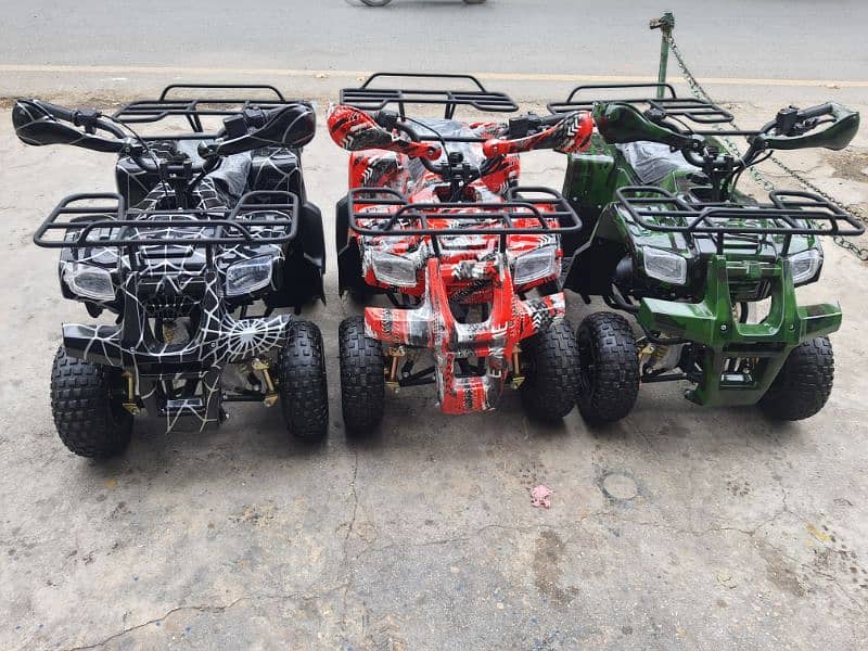 110cc quad atv 4 wheels self start 4stroke fuel delivery all Pakistan 4