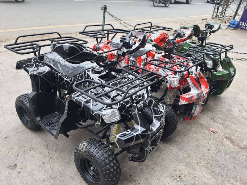 110cc quad atv 4 wheels self start 4stroke fuel delivery all Pakistan 5