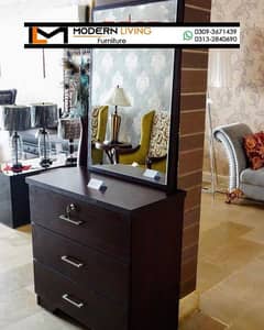 Stylish Dressing Table Full Mirror with shelves