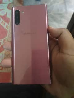 samsung not 10 pink color 256gb 12gb achi condition he pta pech he