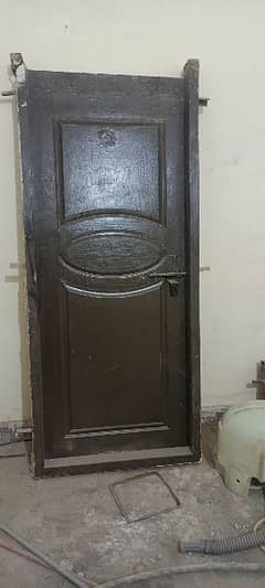 door & with frame for sale