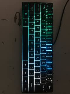 NVC Semi - Mechanical Gaming Keyboard RGB 61 Keys