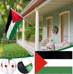 Palestine Flag  for Lawn Lounge Garden outdoor, Delivery From Lahore
