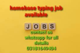 required islamabad males females for online typing home job