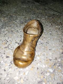 copper antique shoe