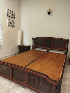 Queen Sized Bed With Side tables