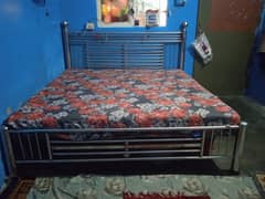 Steel Bad king size without mattress 22 thousand