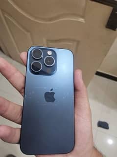 Iphone 15 pro factory blue titanium