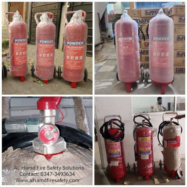 All types of fire extinguishers available 8