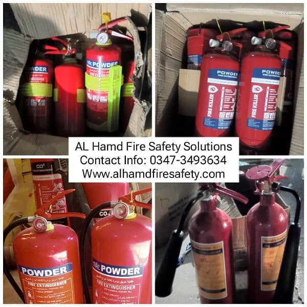 All types of fire extinguishers available 11