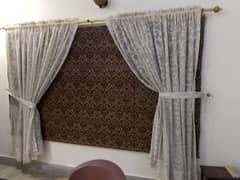 drawing room curtain with blind