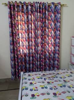 kids bed room 3d curtain