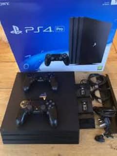 game PS4 pro 1 TB complete box 10/10 playstation plus games