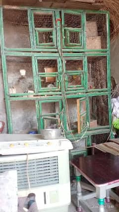 8×4 feet birds wooden  cage