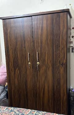 bedset and also separate cupboard