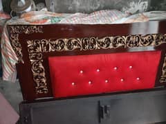 double Bed set 2 side tables 4 phaty new condition not used 10%10 hai