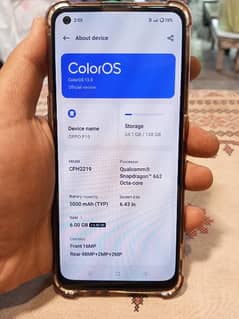 OPPO F19 6+6gb 128gb with box 10/10 condition