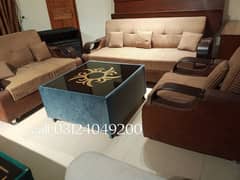 wooden arms sofa set call now 03124049200