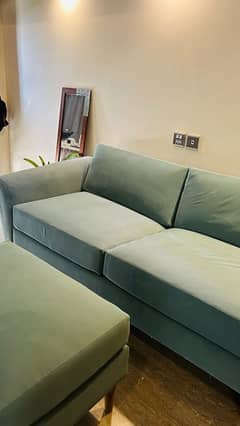New 3-Seater Sofa and Foot rest