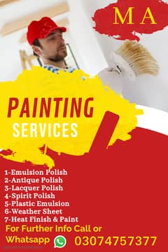 Paint Services - House Paint - Lacquer Polish - Weather Sheet