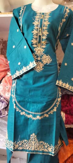 Summer Cotton Cloths for Women, cotton embroidered dress 2024 Eid Sale