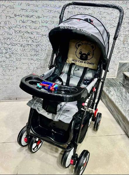 imported baby stroller pram best for new born foldable 03216102931 1