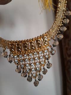 Indian set/jewellry/golden set/party set/beautiful partyset/ pearl set