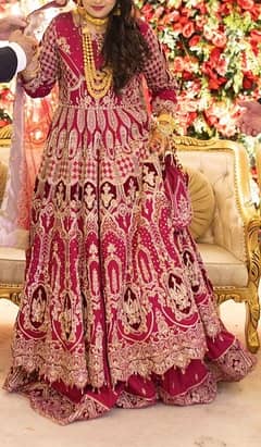 bridal red dress for baraat