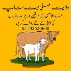 1st slot available Qasai | Qurbani | Butcher | Qasab for cow and goats
