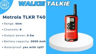 walkie talkie Motrola TLKR T40  kenwood Samsung | Wirless Set | Hiking