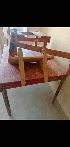 Used Table and stands