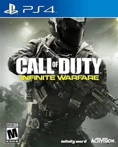 Call of Duty Infinity warfare and Need for Speed Rivals PS4