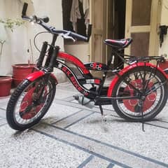 A1 bicycle in red and black colour