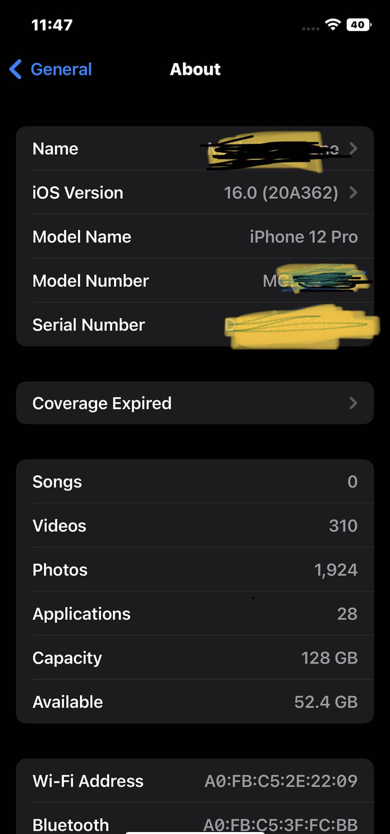 Iphone 12 pro 128 gb blue 9