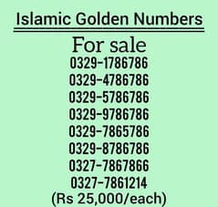 golden number available All network