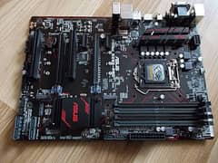 Asus b250 Pro Gaming Motherboard with i5 7 generation 3.5GHz Processor