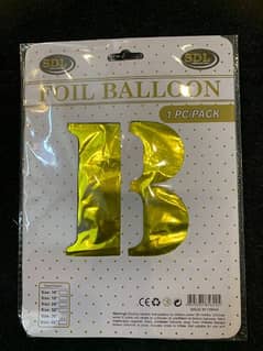Alphabet Foil Balloons