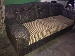 sofa set fresh condition recently change question and all repaired