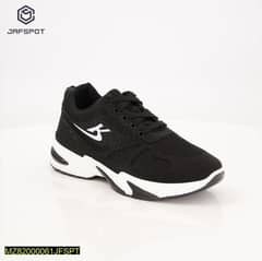 jafspot women's chunky sneakers jf30 black
