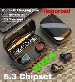 imported Earbuds 5.3 headset m10 touch with box new