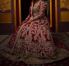 Ahmad Sultan Maroon Barat Dress for Sale - Worn once