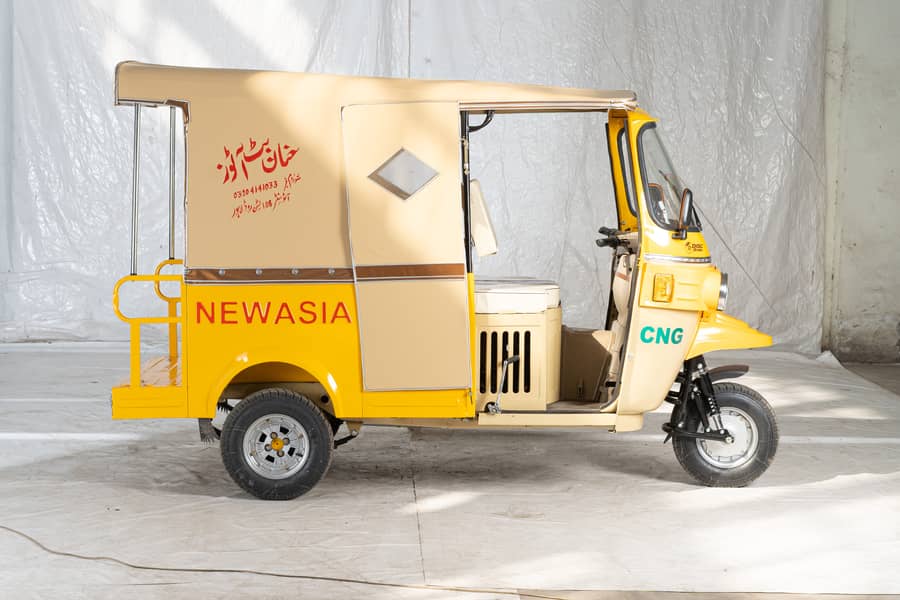 New asia 9 seater rickshaw 200cc engine 7