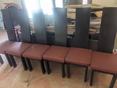6 habitt dining chairs