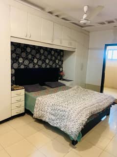Heights one furnished one bedroom apartment for rent in phase 1 Heights 1 B block bahria town rawalpindi