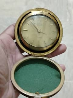 Antique Pocket watch Germany Vintage Alram brass Eurpa Seiko 5 citizen