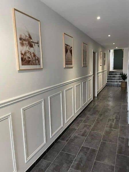 PVC WALL PANELS | PVC FRENCH MOLDING GOLA | WPC FLUTED PANELS | GRASS 9