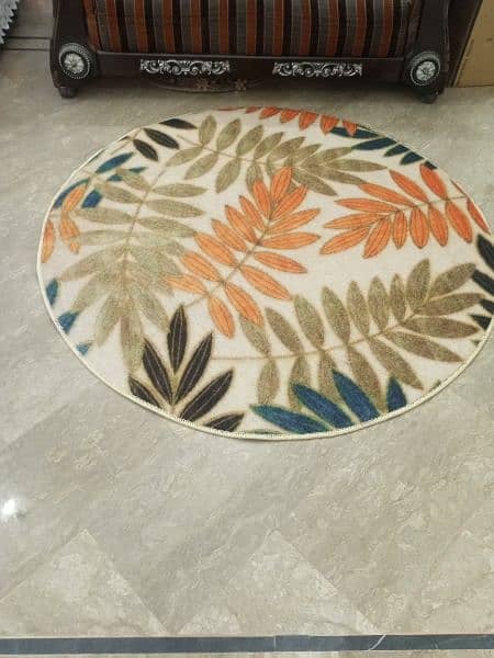 Export Quality Carpet Rugs Round Shape For Room Center Pcs 2