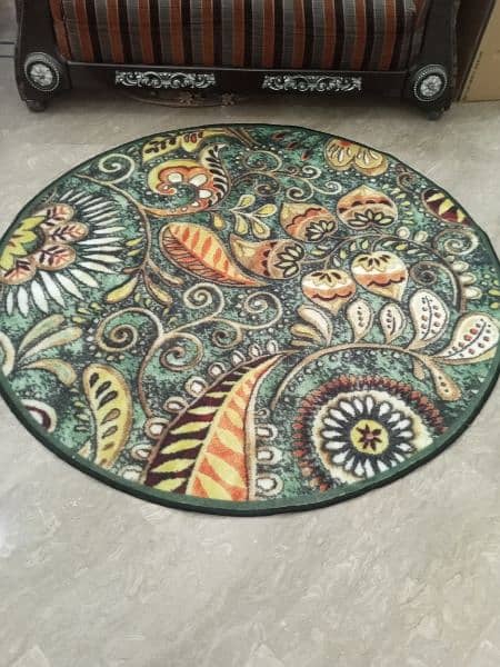 Export Quality Carpet Rugs Round Shape For Room Center Pcs 6