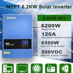 Hybrid Solar Inverter 6.2KW 48V Pure Sine Wave Off Grid Solar Inverter