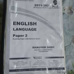 O Level English Language Past Papers  (comprehensions)